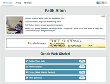 Tablet Screenshot of fatihaltun.org